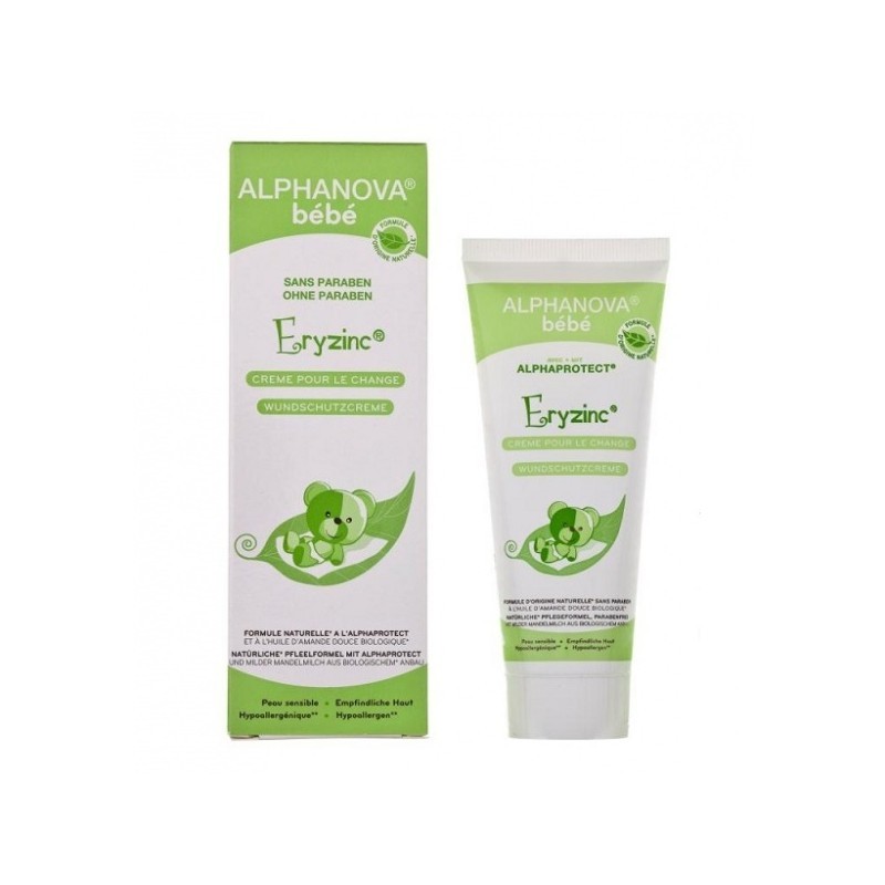 Alphanova eryzinc crème pour le change 50 gr