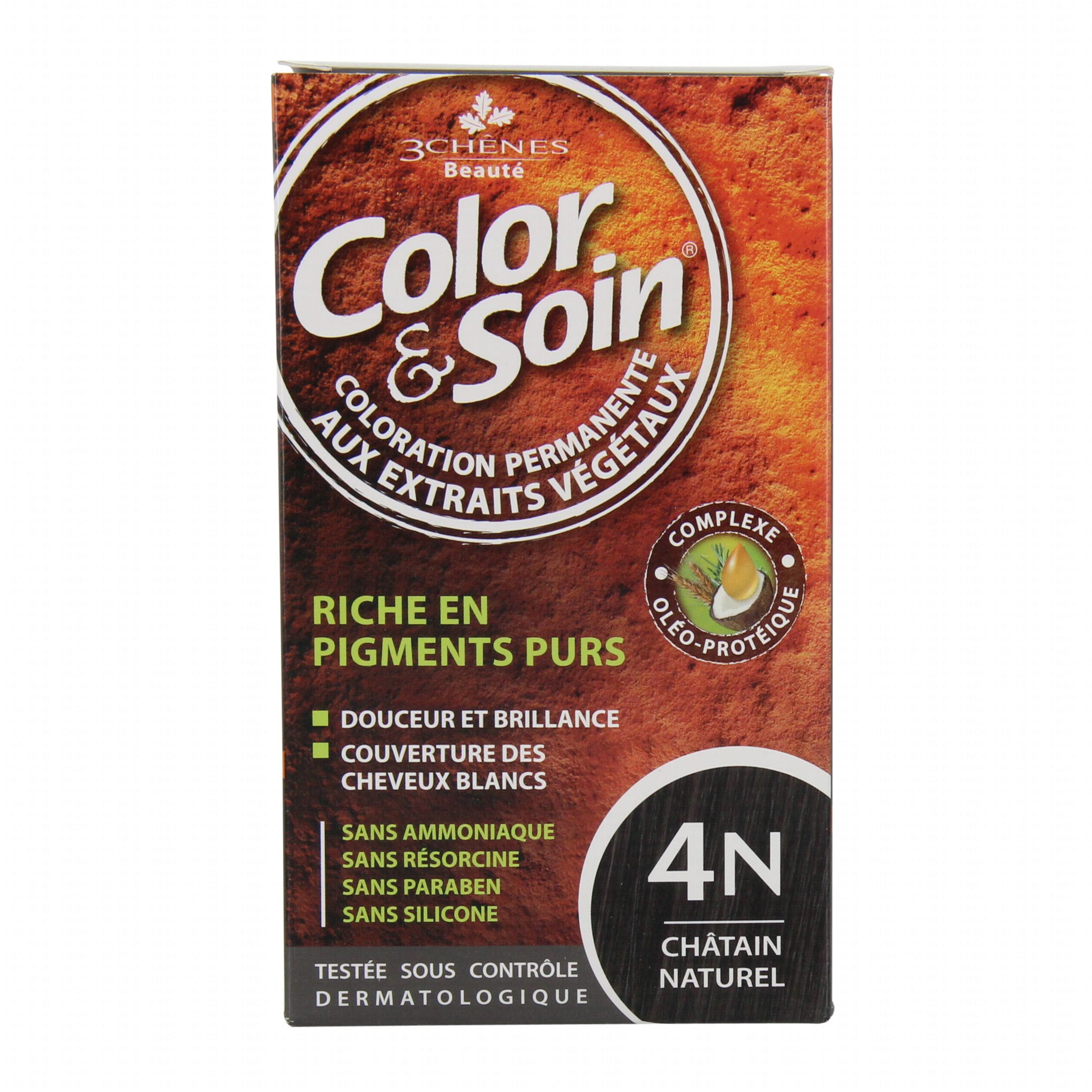 Color & soin coloration Châtain Naturel 4n