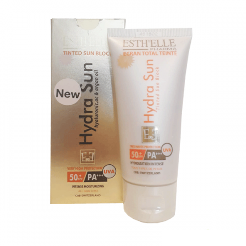 Esth'elle - hydra sun ecran total teinte à l'ac hyaluronique & huile argan Pas d'unité