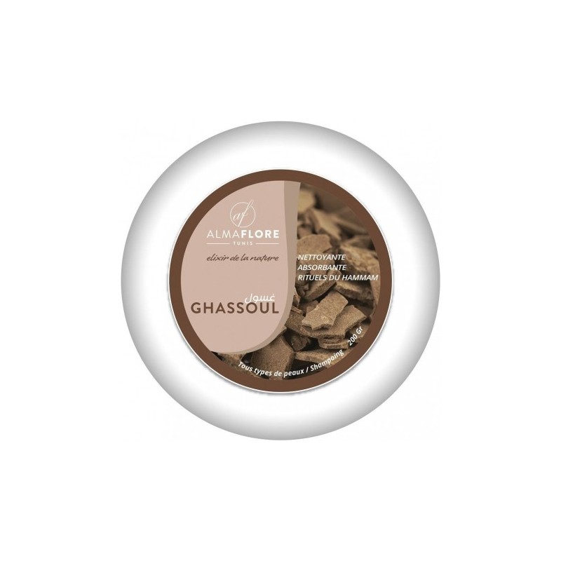 Almaflore ghassoul, ou rassoul 200 gr