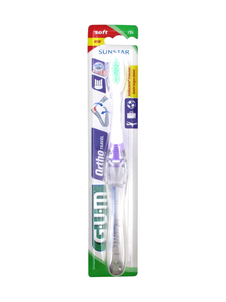 Gum 125 brosse a dent ortho ambulatoire coupe en v Pas d'unité