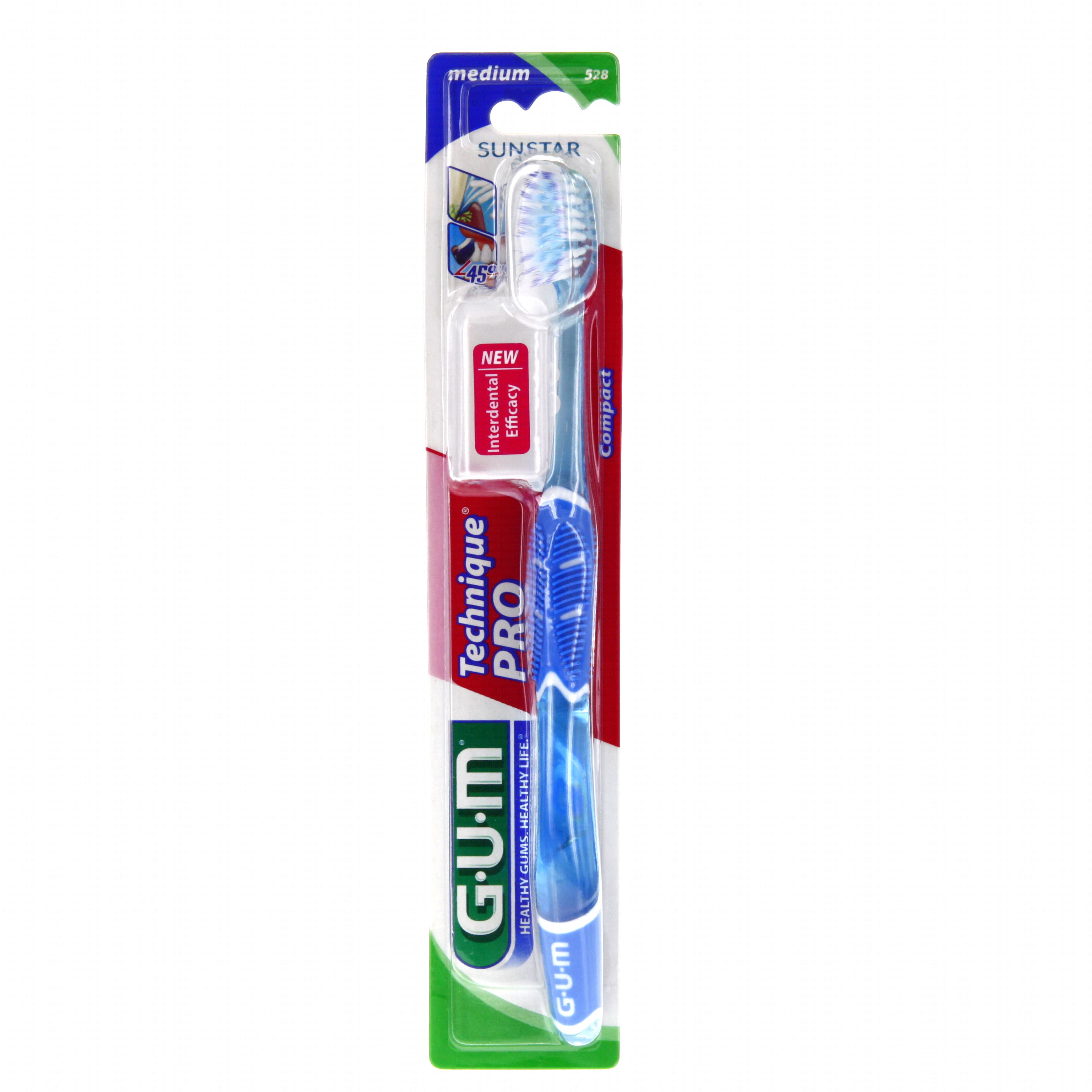 Gum brosse à dents technique pro medium 528 Pas d'unité