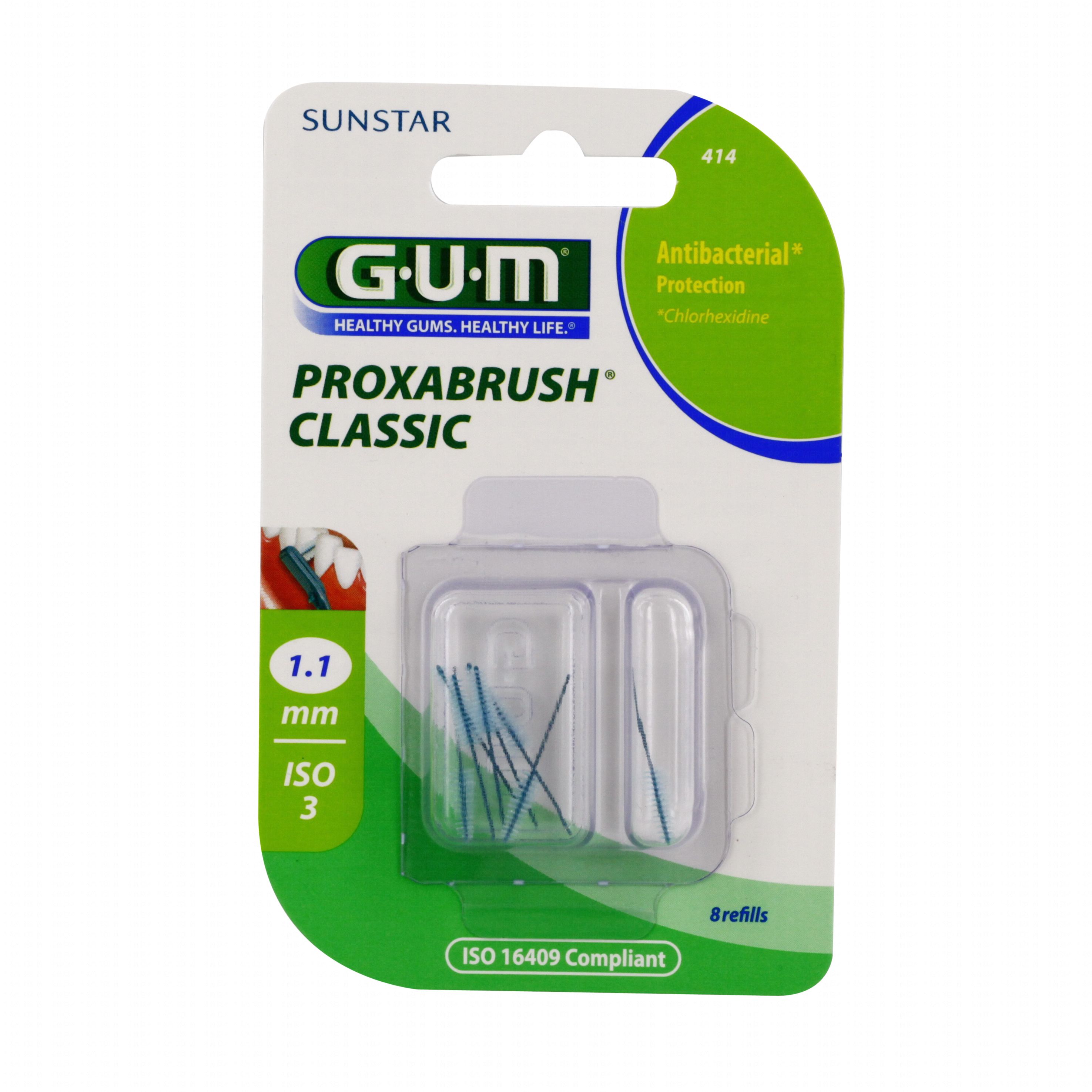 Gum brossettes 414 proxabrush classic 1.1 mm Pas d'unité