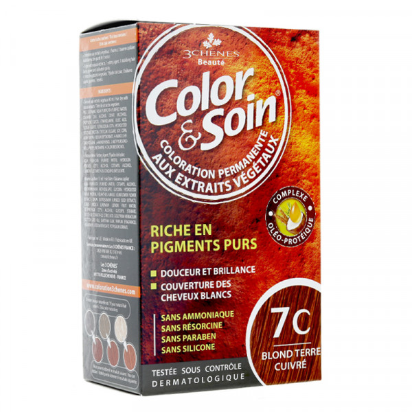 Color & soin coloration Blond Terre Cuivré 7c