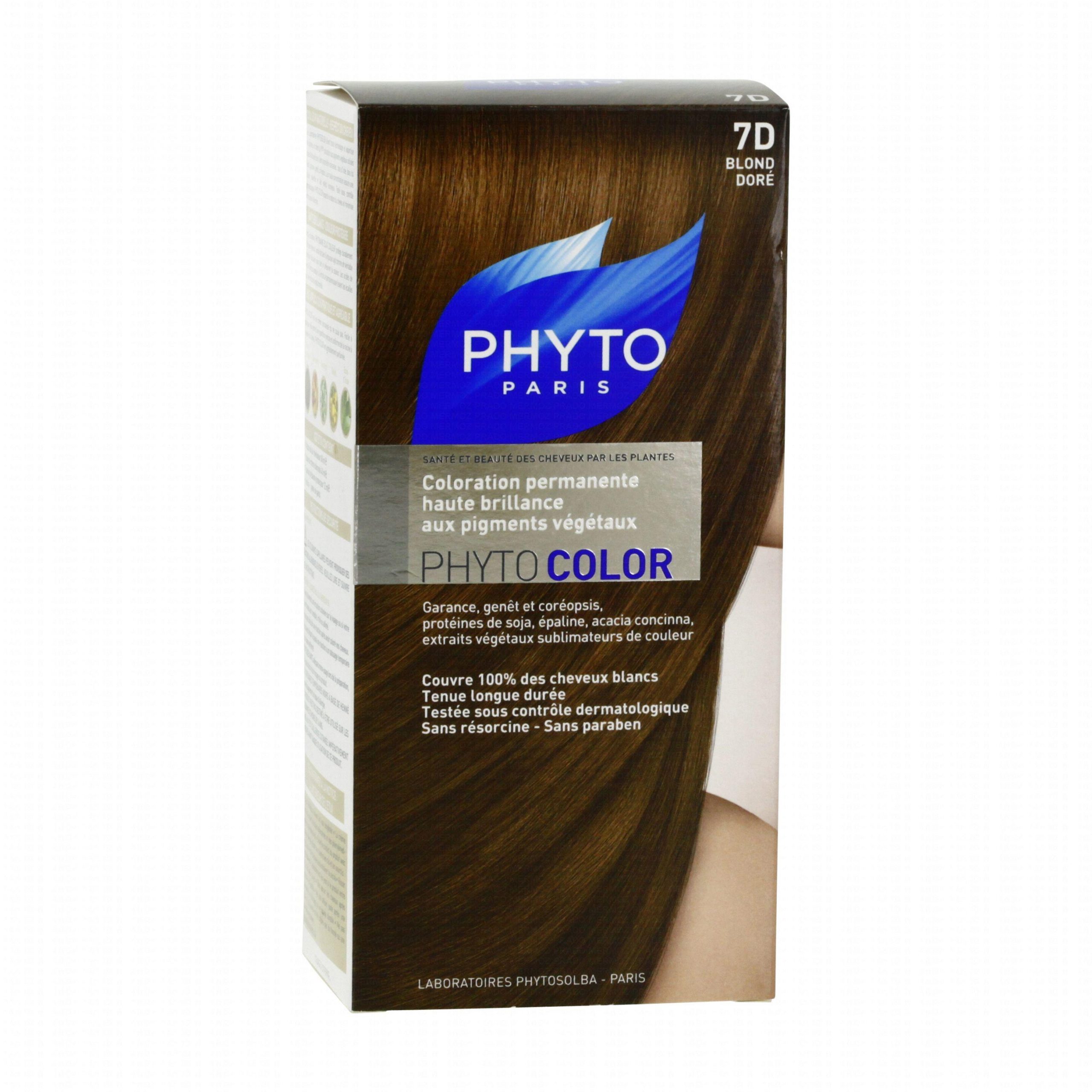 Phytocolor, couleur soin 7d Blond Doré