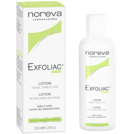 Exfoliac, lotion visage, torse et dos 125 ML
