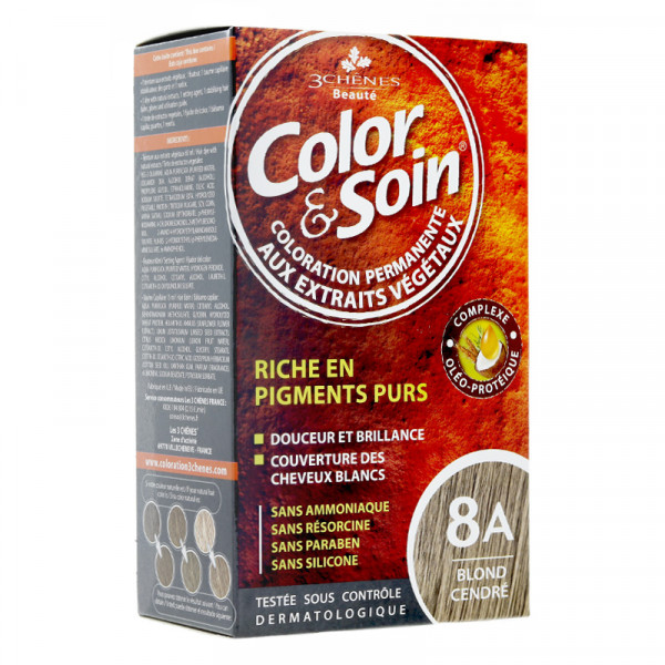 Color & soin coloration Blond Cendré 8a