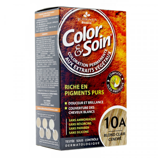 Color & soin coloration Blond Clair Cendré 10a