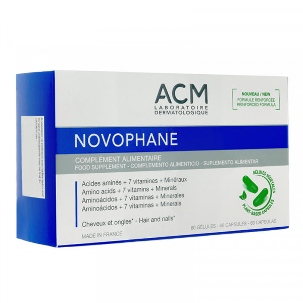 Acm novophane, ongles et cheveux 60 Gélules