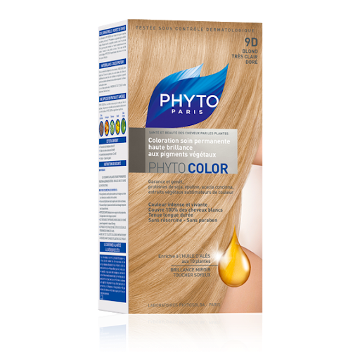 Phytocolor, couleur soin 9d Blond Très Clair Doré