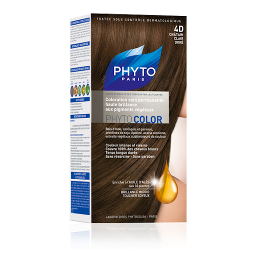 Phytocolor, couleur soin 4d Châtain Clair Doré