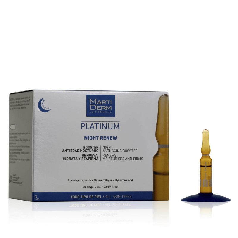 Martiderm platinum night renew 10 ampoules