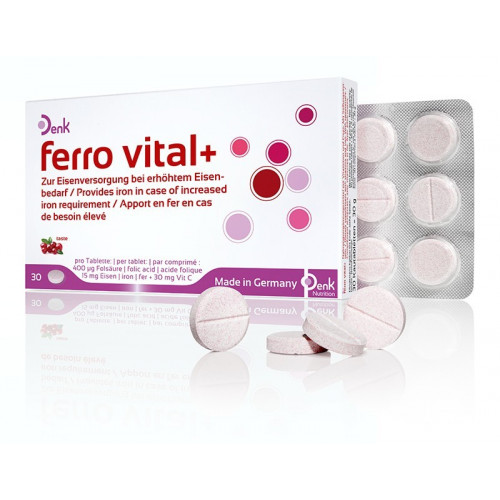 DENK PHARMA ferro vital+ 30 Comprimés