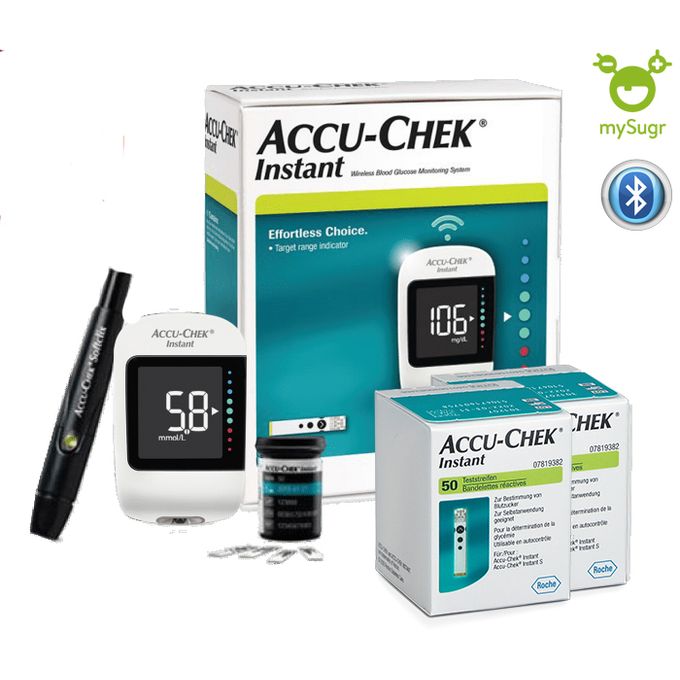 Accu chek instant appareil + 110 band 1 Unités
