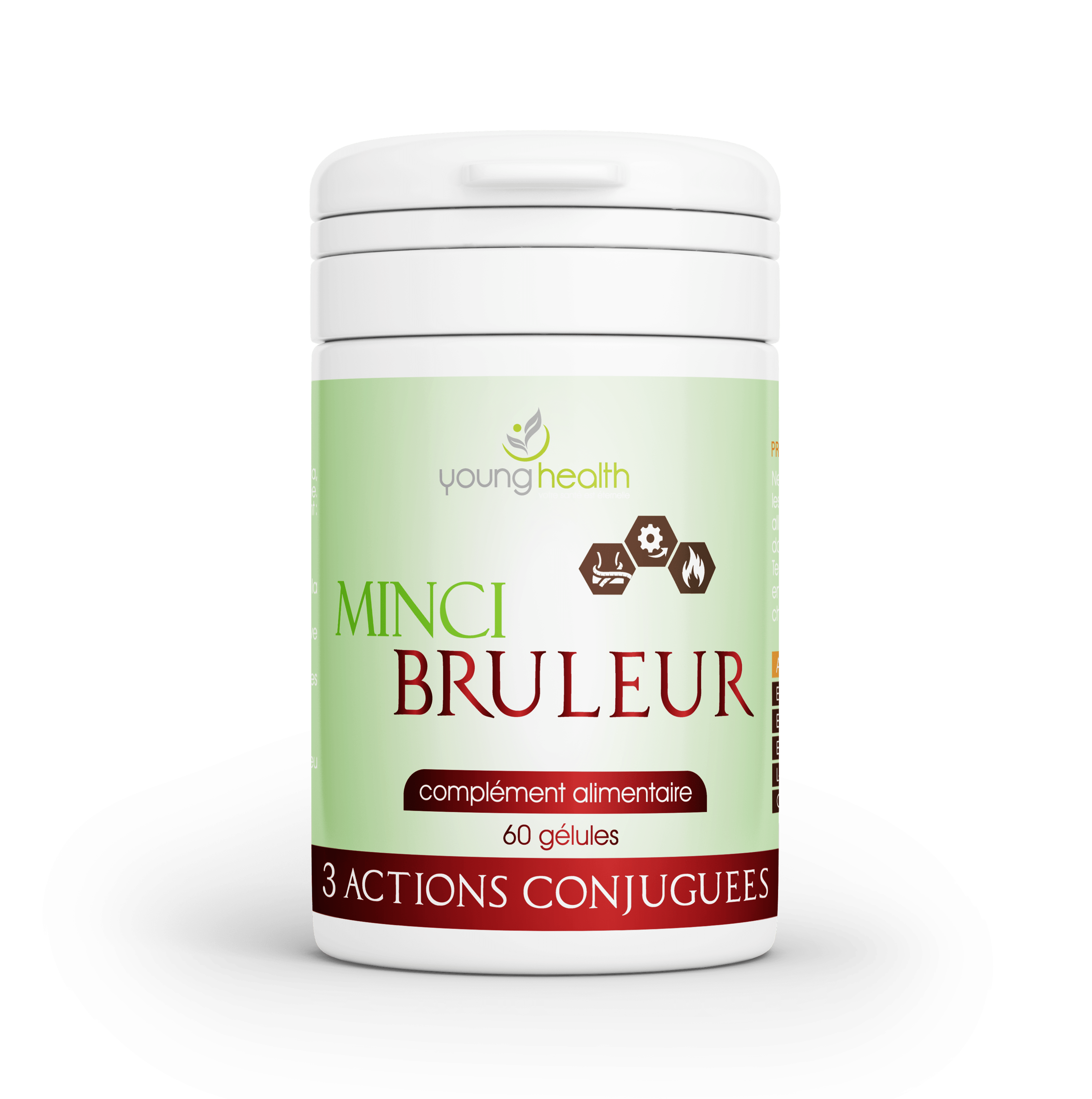 YOUNG HEALTH MINCI BRULEUR 60 Gélules