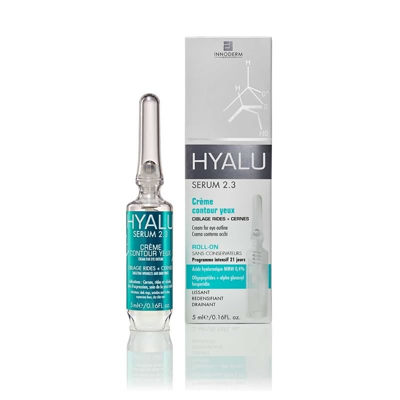 INNODERM Hyalu Serum 2.3 Contour des yeux ciblage Rides + Cernes 5 ML