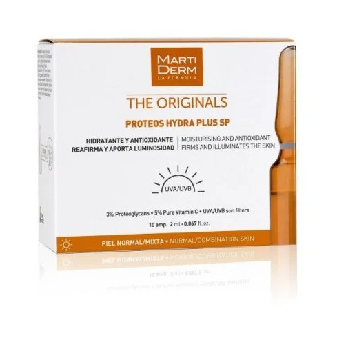 MARTIDERM The originals Proteos hydra plus SP PEAUX NORMALES-MIXTES 10 ampoules