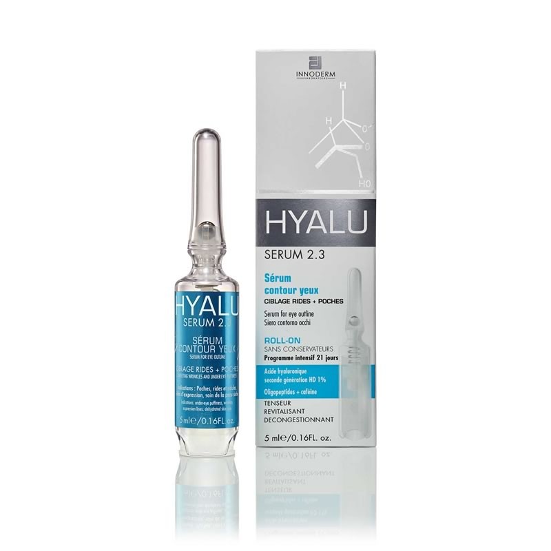 INNODERM Hyalu Serum 2.3 contour des yeux ciblage Rides + Poches 5 ML