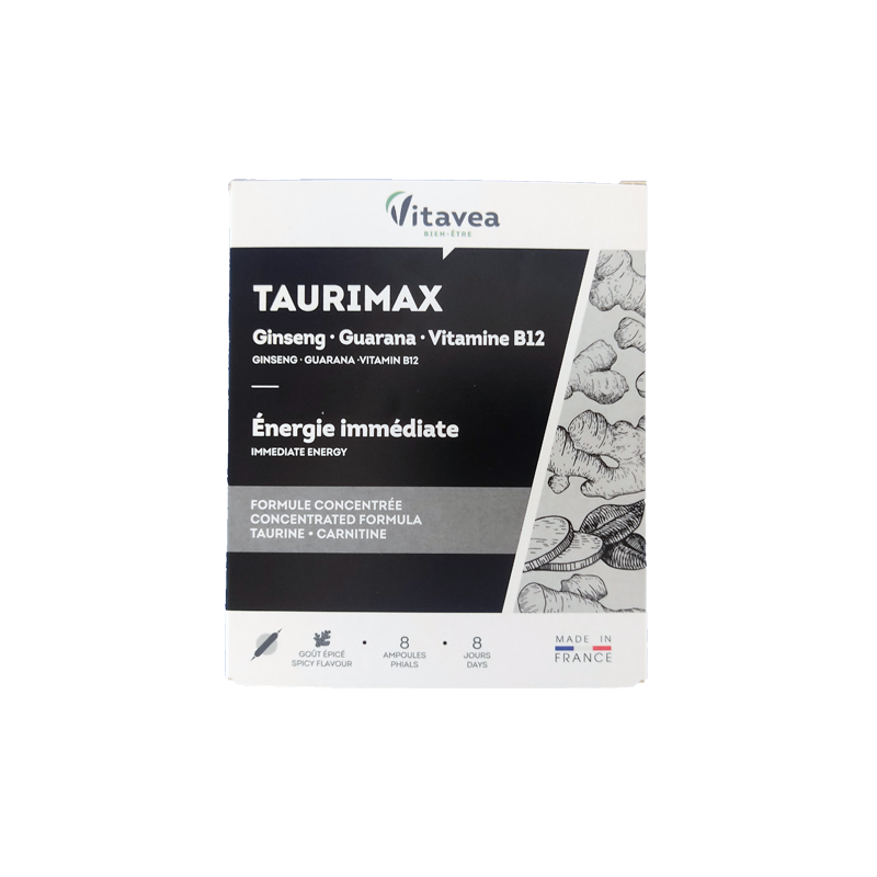 VITARMONYL Taurimax Energie Immédiate 8 ampoules
