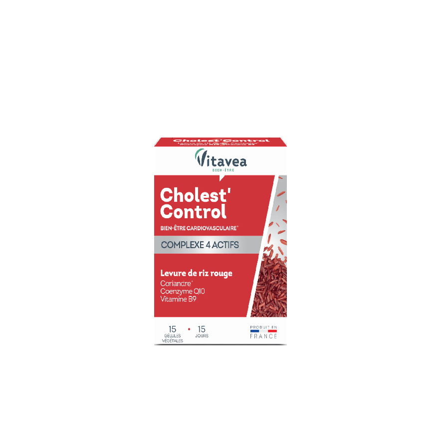 Vitavea Cholest'Control Levure de riz rouge 15 Gélules