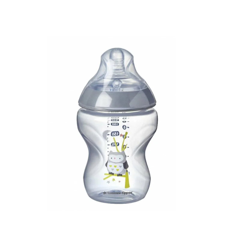 TOMMEE TIPPEE CLOSER TO NATURE BIBERON Hibou Gris 260 ML